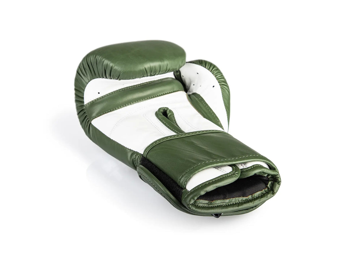 Paffen Sport „PRO KLETT“ Tréninkové boxerské rukavice - olivová/bílá, 2113560