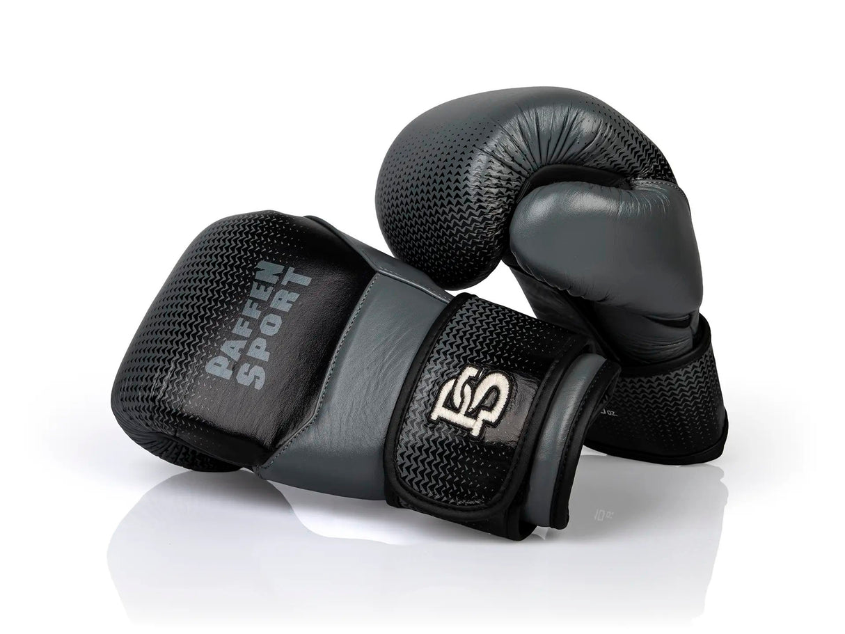 Paffen Sport "CONTACT SHIELD" sparingové boxerské rukavice - černá/šedá, 2172730