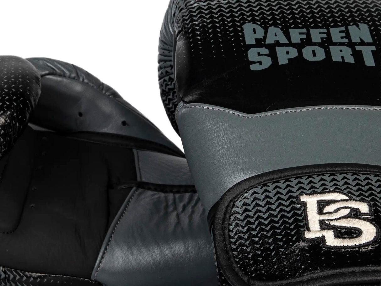 Paffen Sport "CONTACT SHIELD" sparingové boxerské rukavice - černá/šedá, 2172730