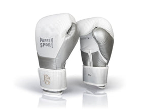 Paffen Sport "CONTACT SHIELD" sparingové boxerské rukavice - bílá/stříbrná, 2172870 - view-1