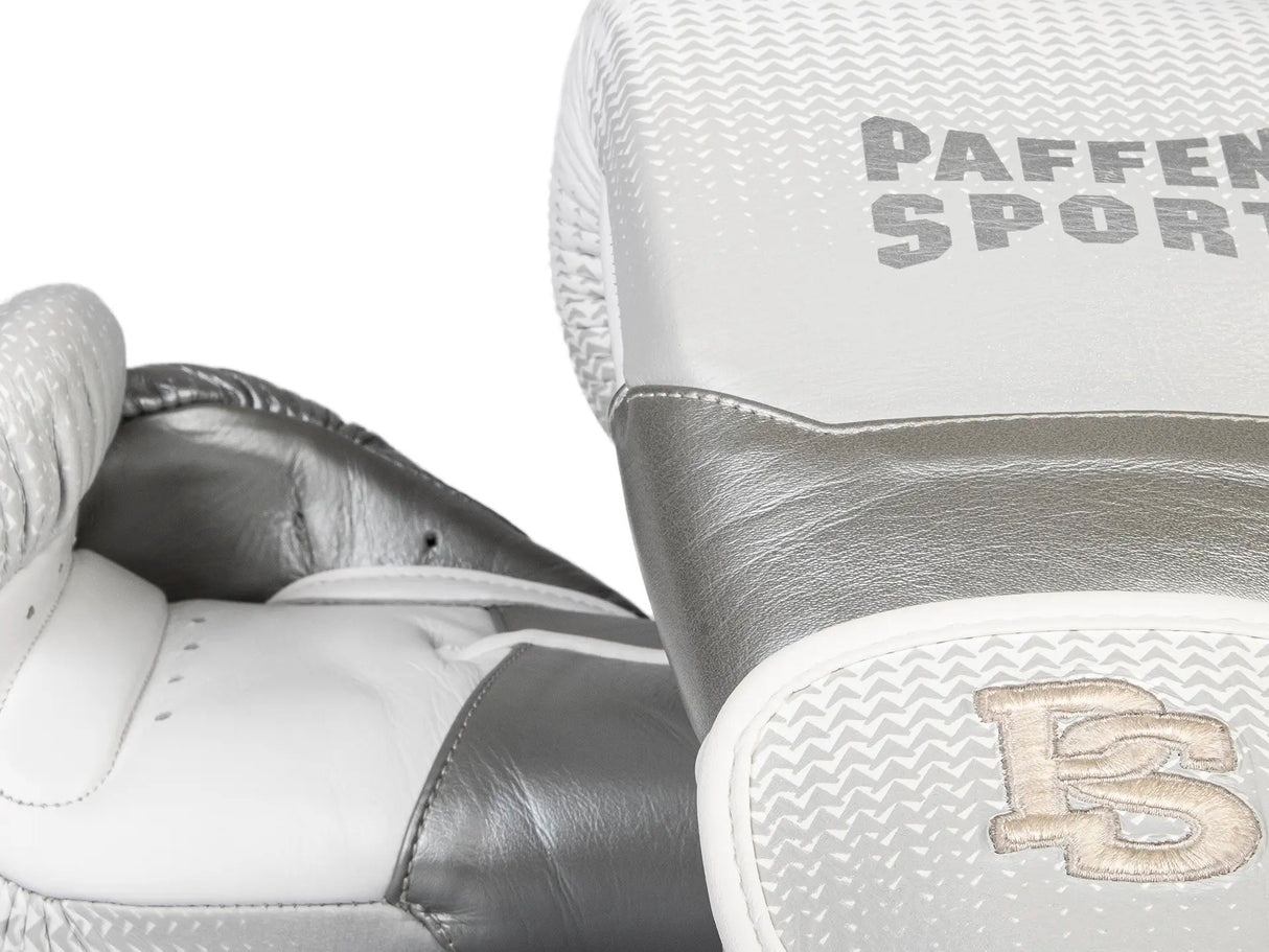Paffen Sport "CONTACT SHIELD" sparingové boxerské rukavice - bílá/stříbrná, 2172870