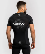 Venum rashguard x WOW FC s krátkým rukávem, černá/červená, VENUM-05921-001