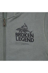 Mikina Yakuza Premium - šedo/olivová, BL211