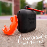 SafeJawz Premium silikonové pouzdro pro chrániče zubů - černá