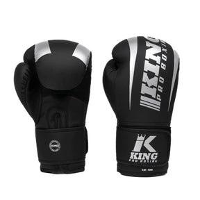 King Pro Boxing boxerské rukavice Revo 7 - černá/stříbrná - view-1