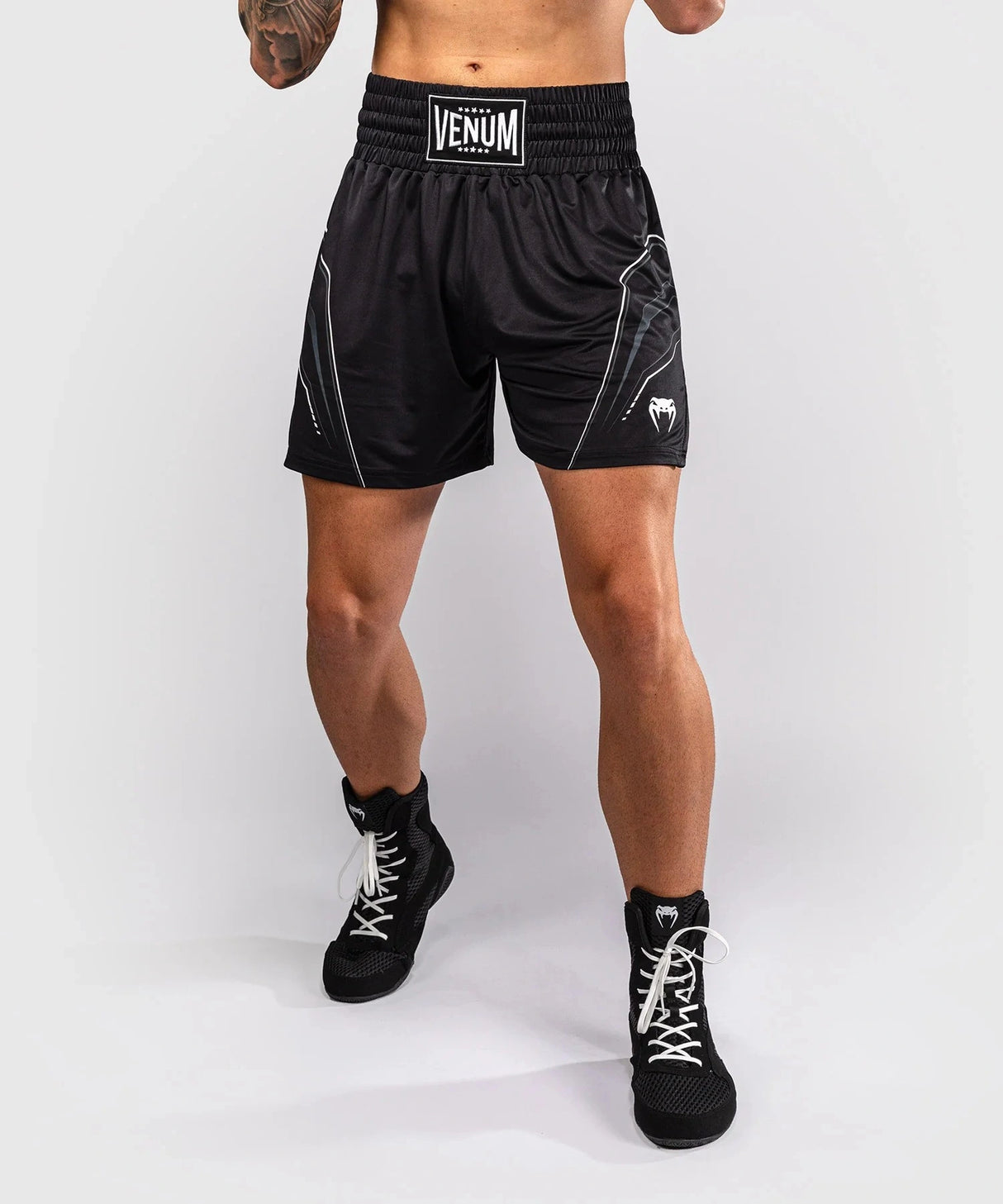 Boxerské trenky Venum Streamline – černá/bílá, VENUM-06301-108