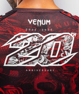 Rashguard Venum 20th Anniversary s krátkým rukávem - černá/červená, VENUM-06100-100