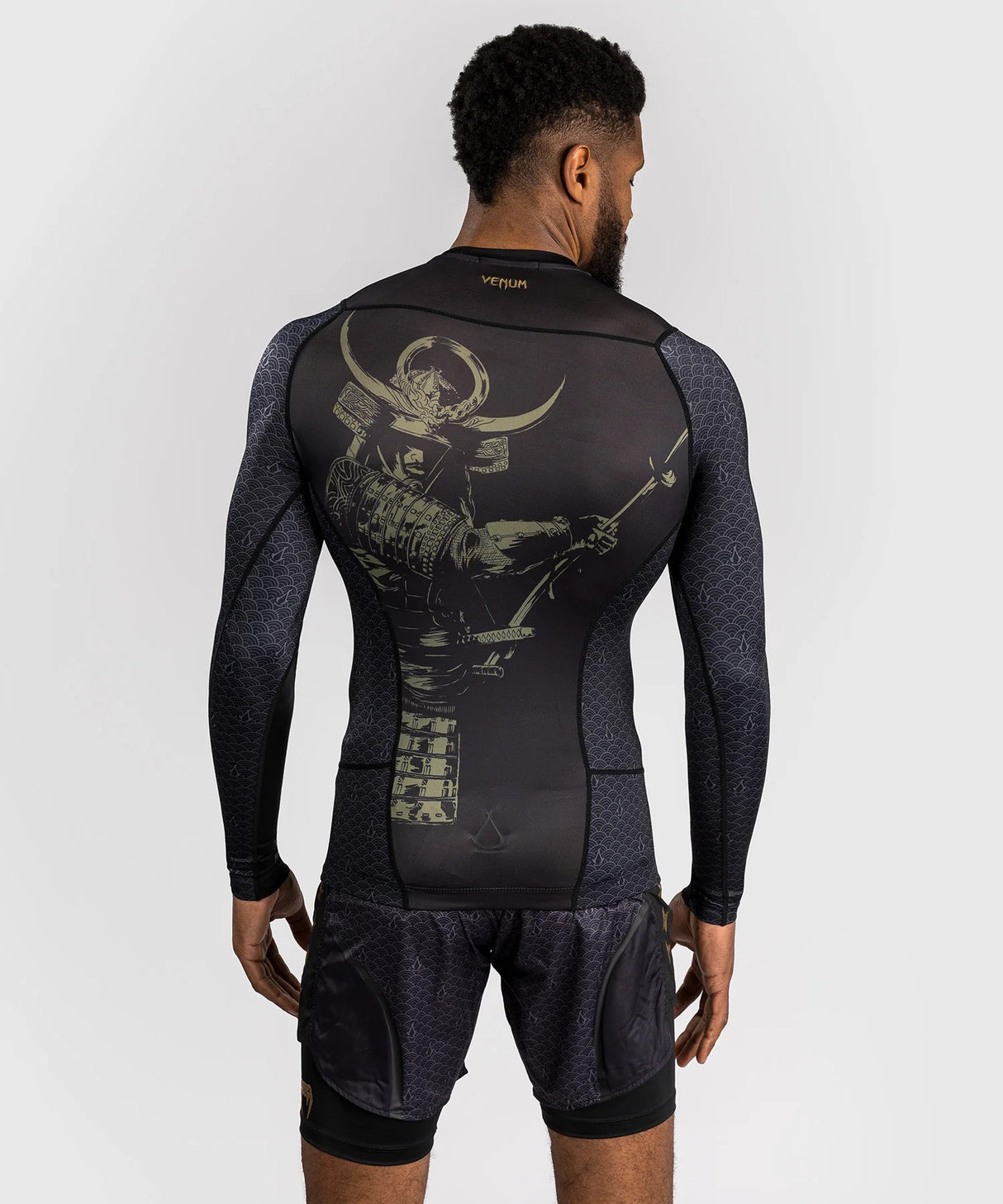 Venum x Assassin's Creed Shadows Rashguard s dlouhým rukávem - černý, VENUM-05671-001