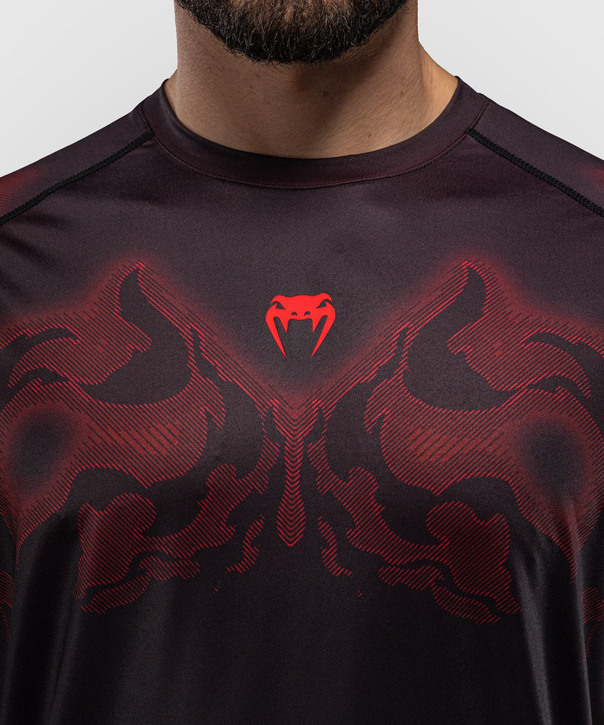 Venum Dry Tech Spectre tričko - černá/červená, VENUM-06308-100