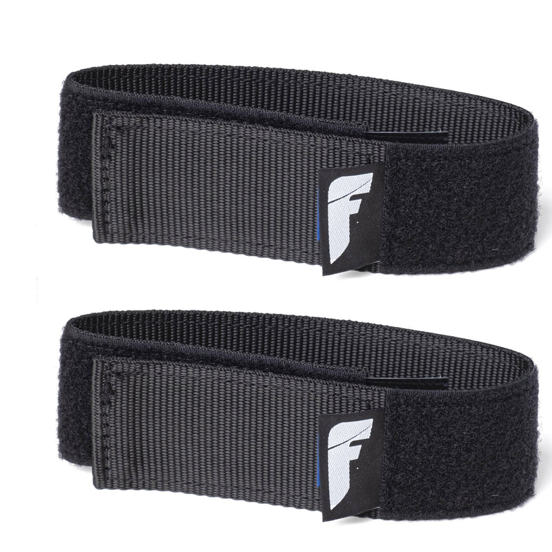 Pásek na suchý zip na tkaničky boxerských rukavic - černá, FVSLC-02