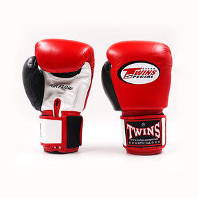Boxerské rukavice Twins Special Air-Flow - červená, BGVL3 - view-1