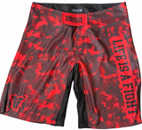 POŠKOZENÉ : MMA trenky Honey camo - červená, FSHM-16