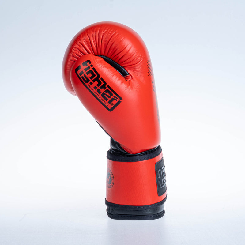 Boxerské rukavice Fighter Amateur - červená, 1376-BXR