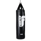 Závěsný boxovací pytel Fighter Rebel, FHBY-01 | černá, 100 cm