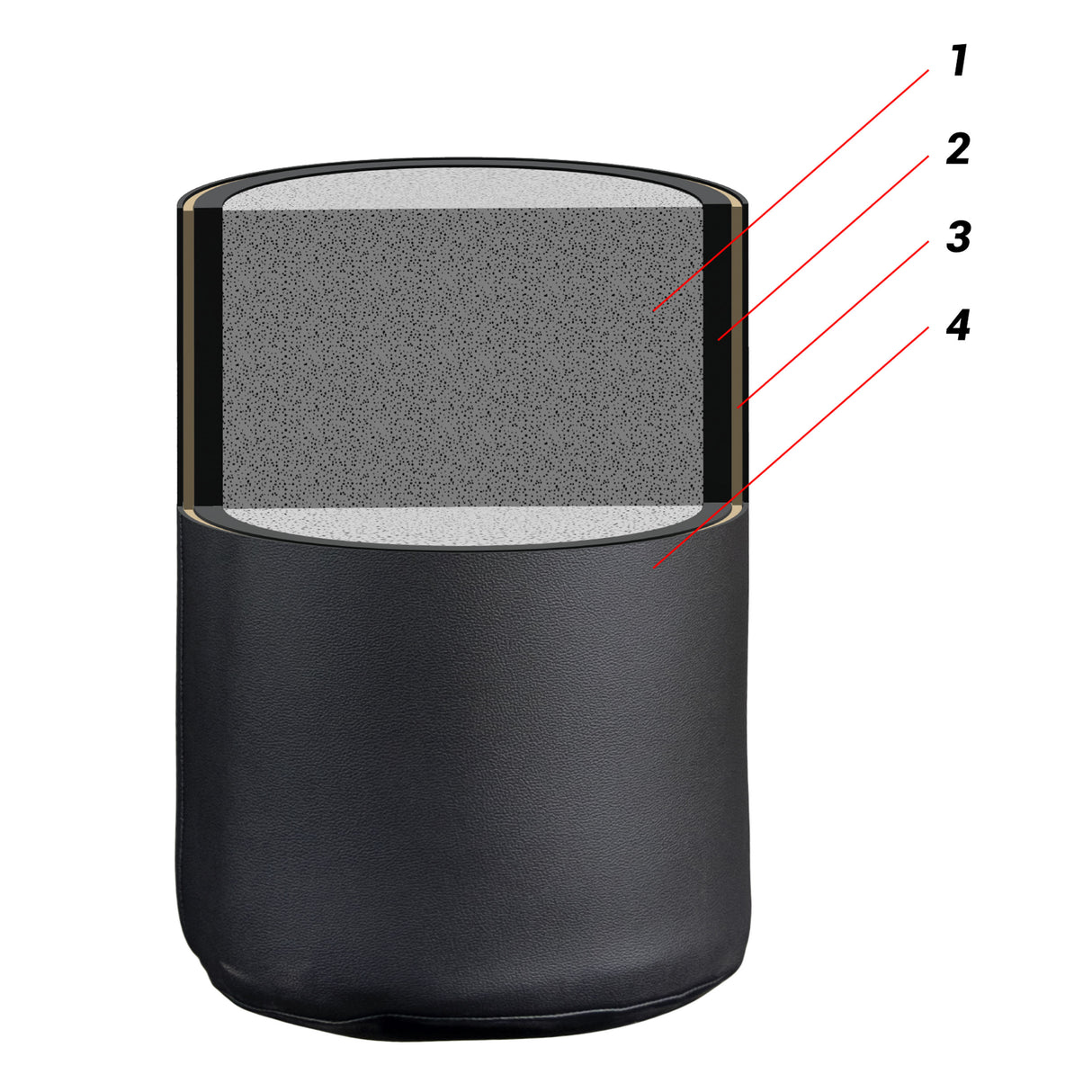 Dětský Fighter boxerský pytel KIDS 150cm - hnědá