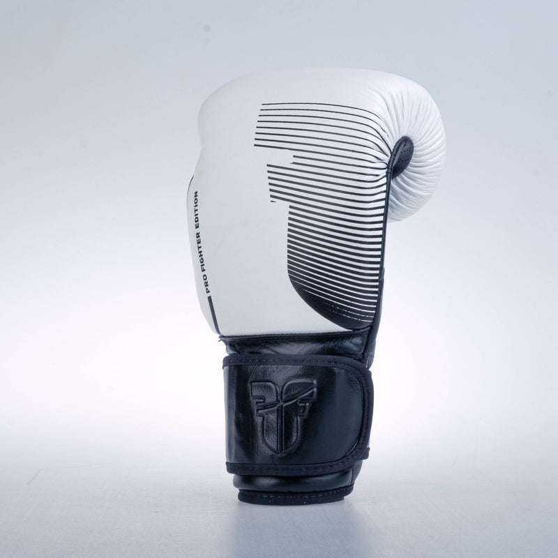 Boxerské rukavice Fighter Pro - bílá, FBG-PRO-001
