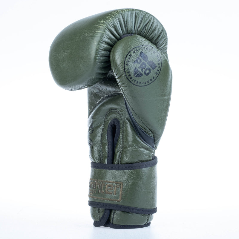 Boxerské rukavice Fighter Pro - khaki, FBG-PRO-004