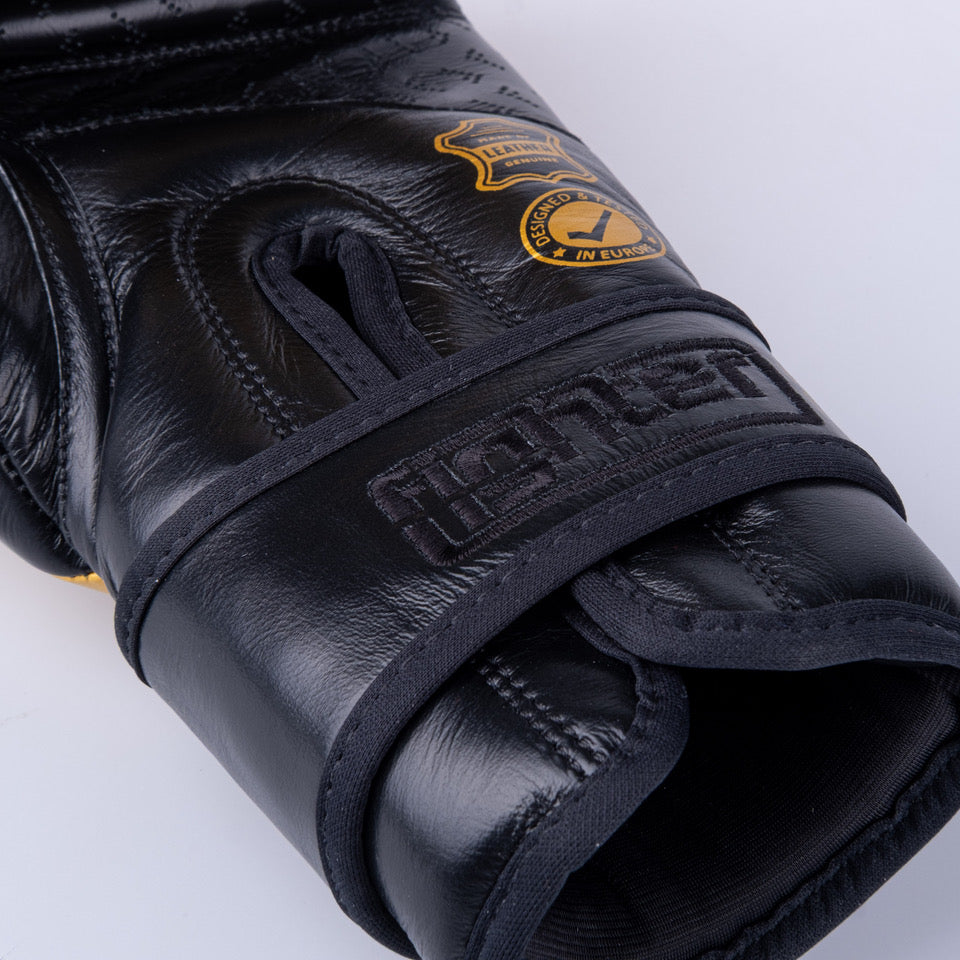 Boxerské rukavice Fighter Pro - zlatá/černá, FBG-PRO-005
