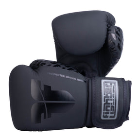 Boxerské rukavice Fighter Pro PU černá – hlavní produktová fotografie