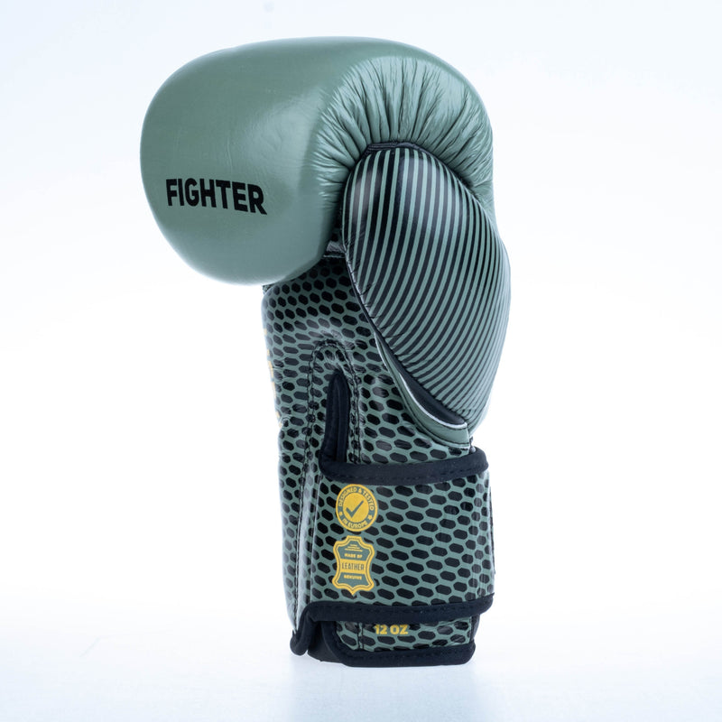 Boxerské rukavice Fighter Training - khaki, FBG-TRN-001