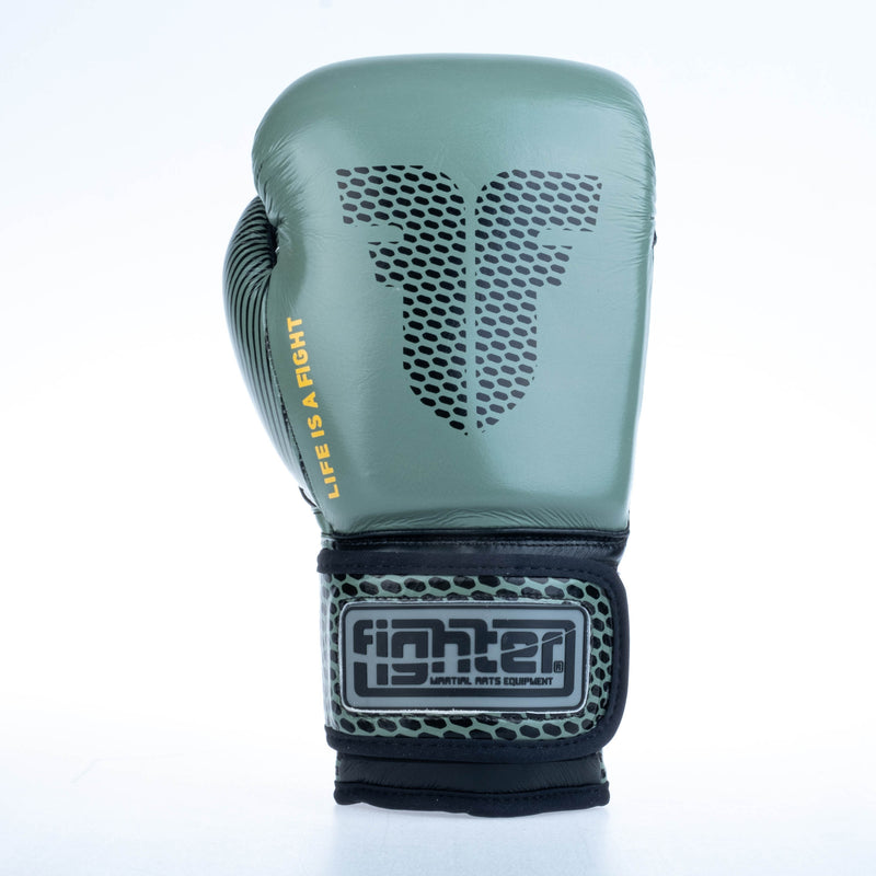 Boxerské rukavice Fighter Training - khaki, FBG-TRN-001