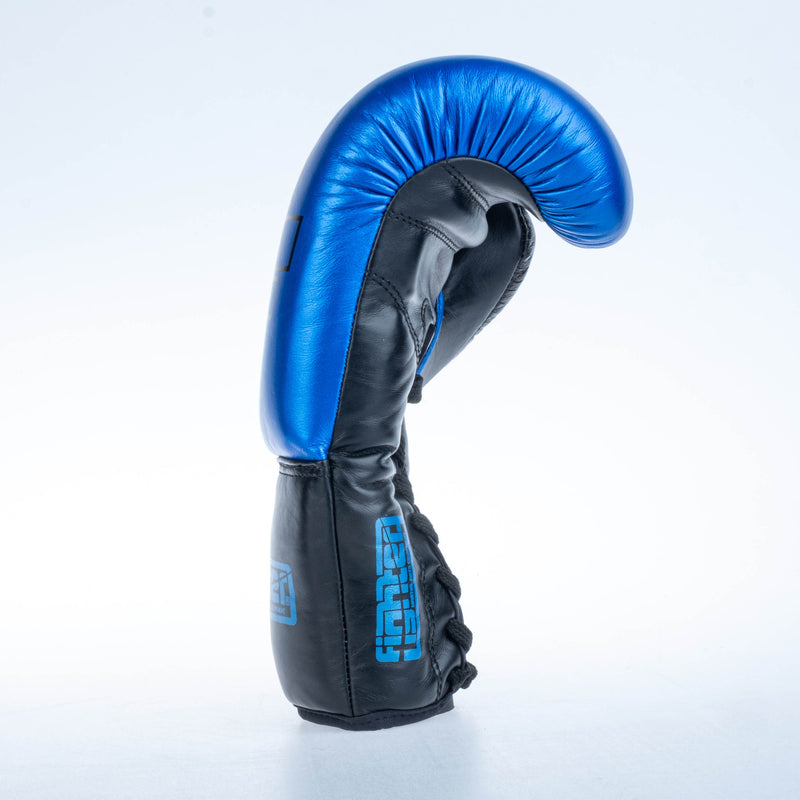 Boxerské rukavice Fighter Competition - modrá, FBGF-002BL