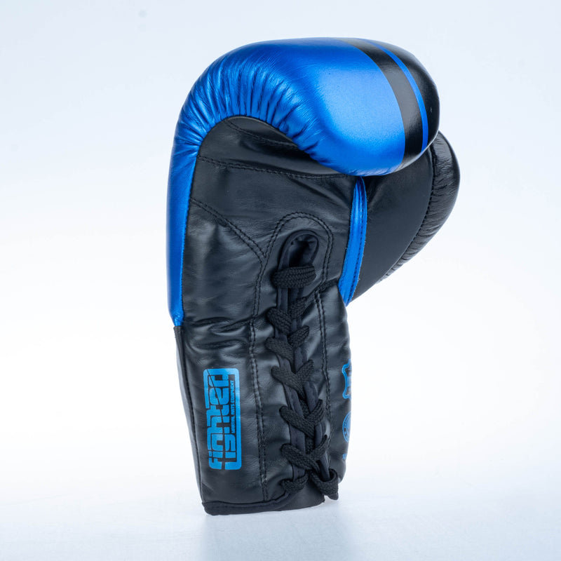 Boxerské rukavice Fighter Competition - modrá, FBGF-002BL