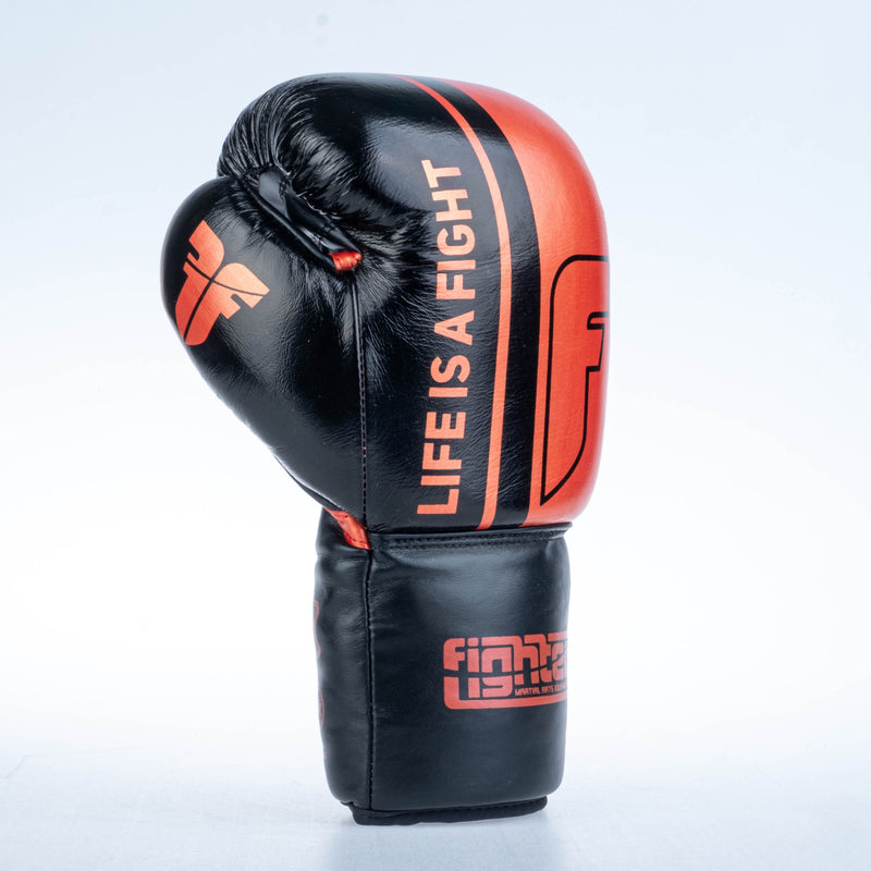 Boxerské rukavice Fighter Competition - červená, FBGF-002RD