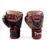 King Pro Boxing boxerské rukavice Baron - černá/barevná, KPB/BG BARON 4