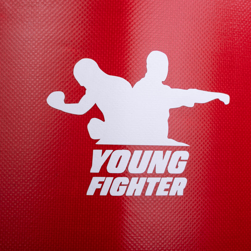 Volně stojící pytel Fighter Young - červená/bílá