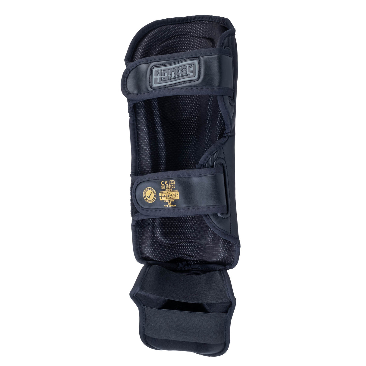 Chrániče holení Fighter Thai Ergo - černá/zlatá, FSG-004-TRP-0212