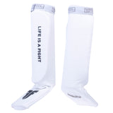 Látkové chrániče holení a nártů Fighter - bílá, FSG1401-01