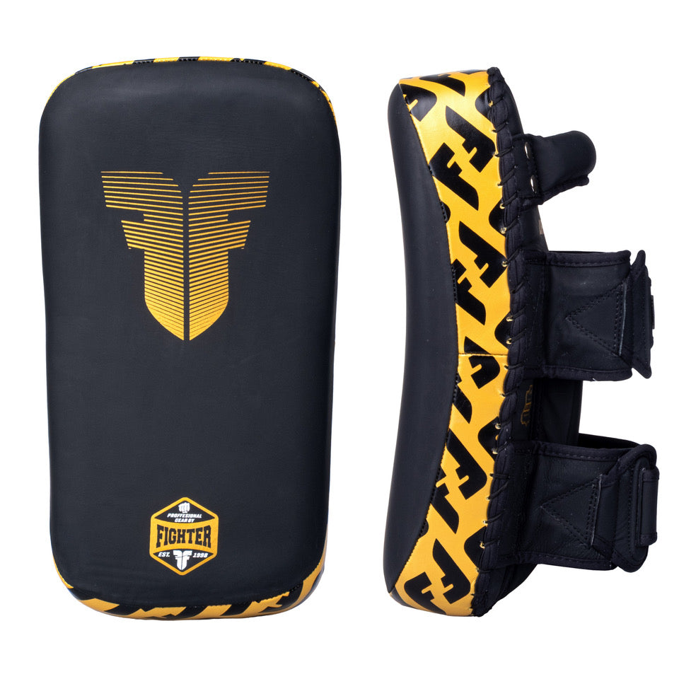 Lapy Fighter Thai - černá/zlatá, FTP-001-12F