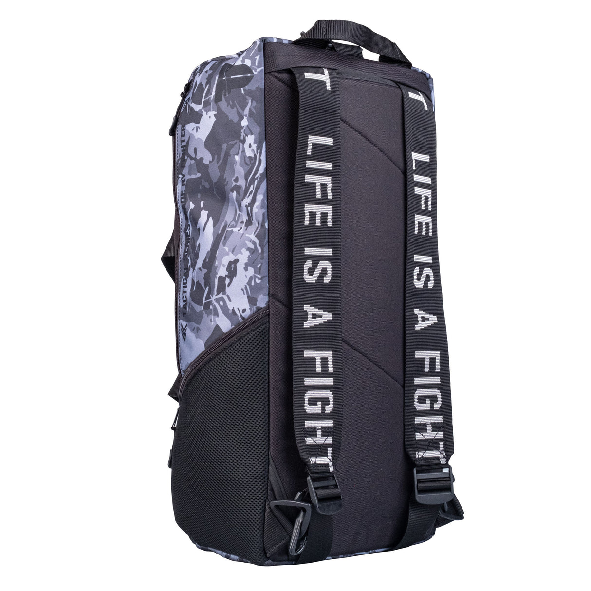 Sportovní taška Fighter - bush/camo/grey, FTS-14-BCM-GY