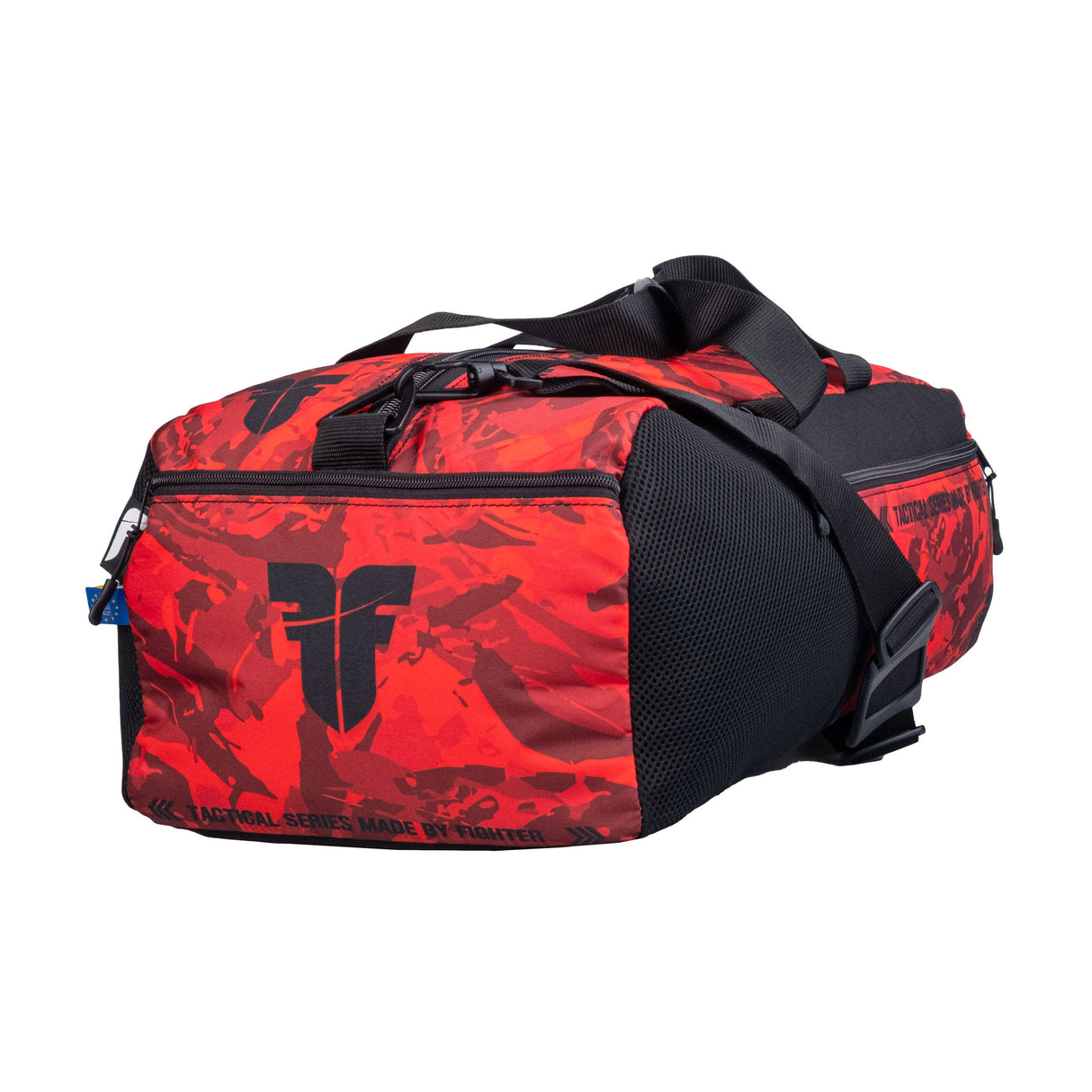 Sportovní taška Fighter - bush/camo/red, FTS-14-BCM-RD