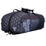 Sportovní taška Fighter - černé logo, FTS-15-FLG-BK