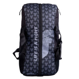 Sportovní taška Fighter - černé logo, FTS-15-FLG-BK