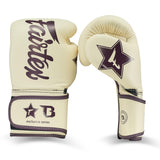 Fairtex boxerské rukavice Booster series - krémová