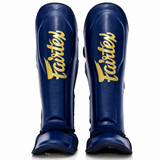Booster Fairtex chrániče holení  - modrá/zlatá, FXB-SG-BLGD