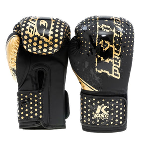 King Pro Boxing boxerské rukavice Hexagon 2 - černá, KPB/BG Hexagon 2 - view-1