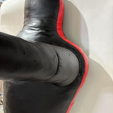 POŠKOZENÉ: Figurína - panák - dvounohá, černá/červená, 0127P2N-BP