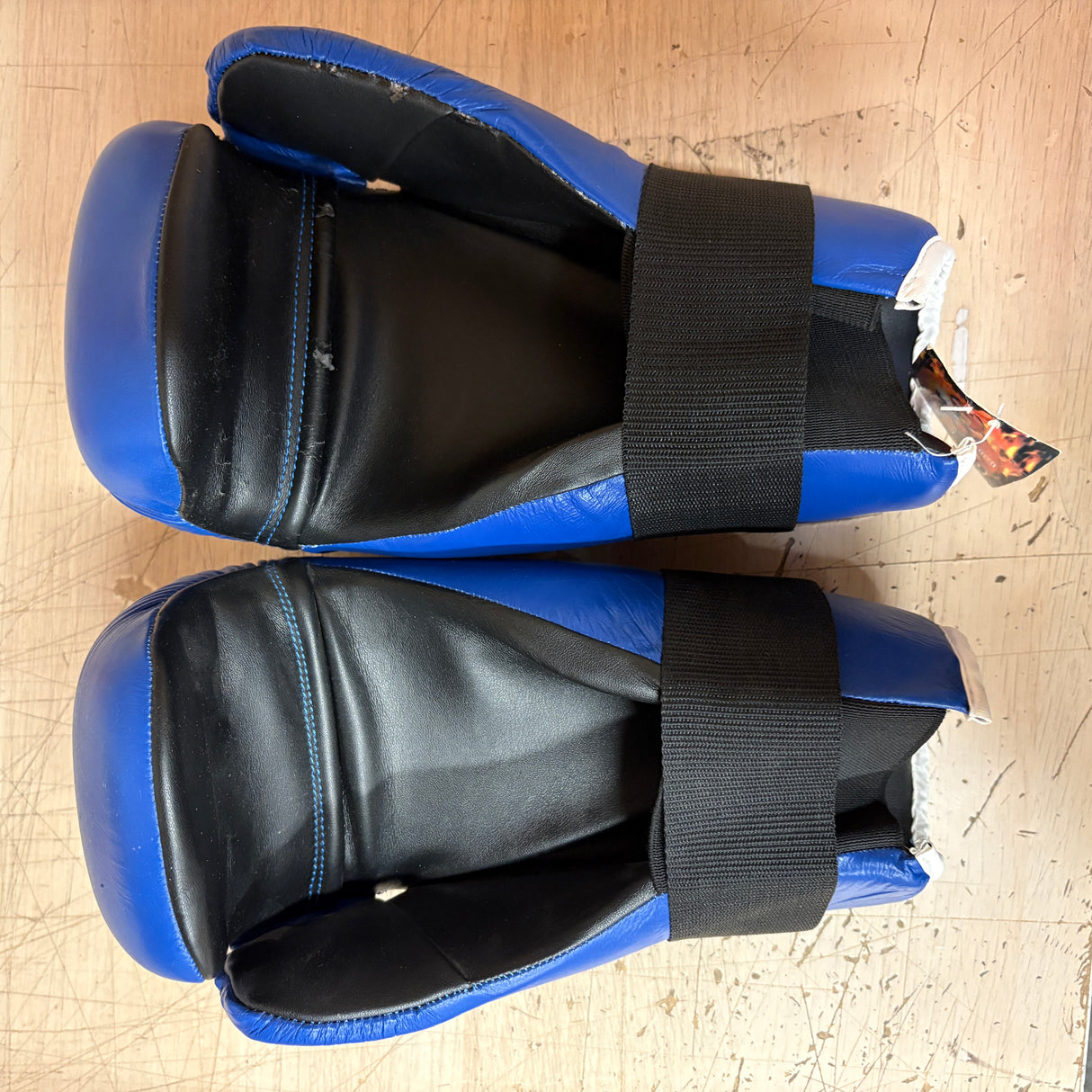 POŠKOZENÉ : Otevřené rukavice TOP TEN ITF Superfight 3000 - modrá, 2053-6