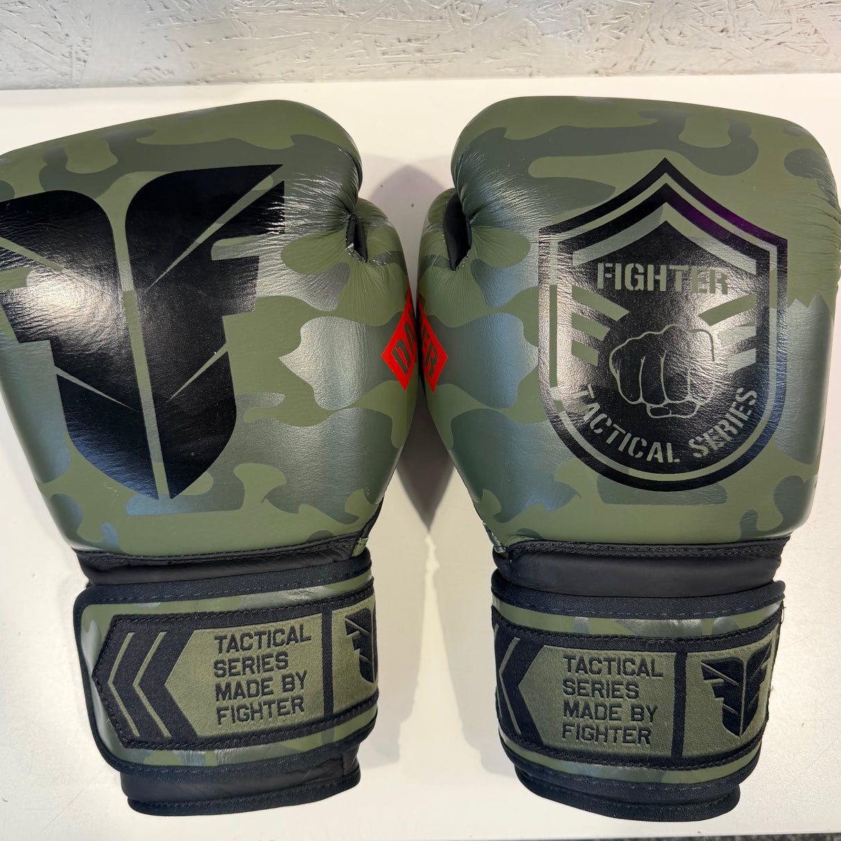 POŠKOZENÉ : Boxerské rukavice Fighter TACTICAL - Khaki