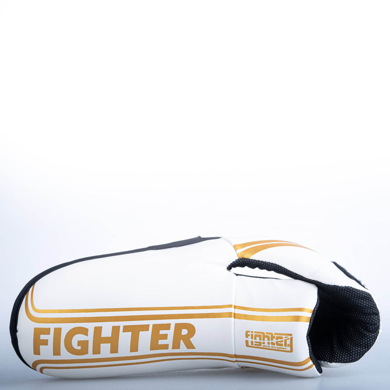 Chrániče nohou Fighter Stripe - SGP Edice - bílá/zlatá