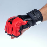 Rukavice Fighter MMA - červená, JE501RDB