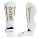 Chrániče holení King Pro boxing Revo 9, bílá/zlatá, KPB/SG REVO 9