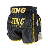 King Thai trenky - černá/zlatá, KP08