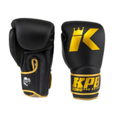 King Pro Boxing boxerské rukavice Pellis - černá/zlatá, KPB/BGK-3