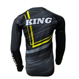 Rashguard s dlouhým rukávem KING Blade - černá/neon