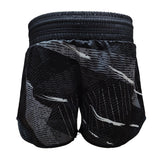 King Shadow MMA šortky - černá/šedá